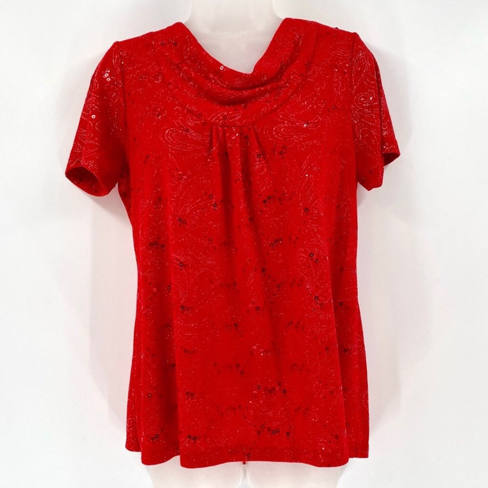 WHITE STAG Shimmer Top 0046